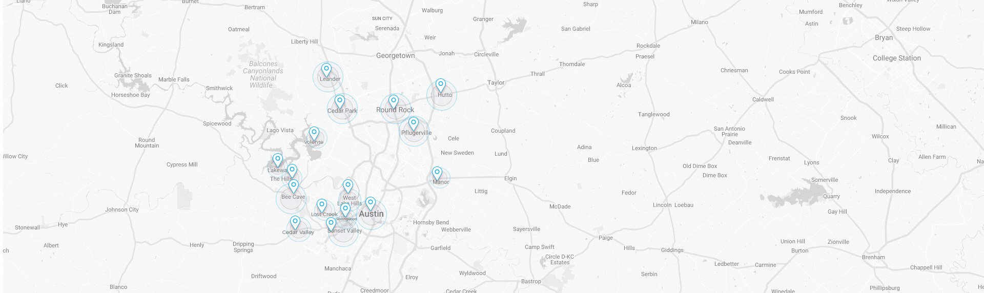 Alpine Heating and Air Conditioning service area map
