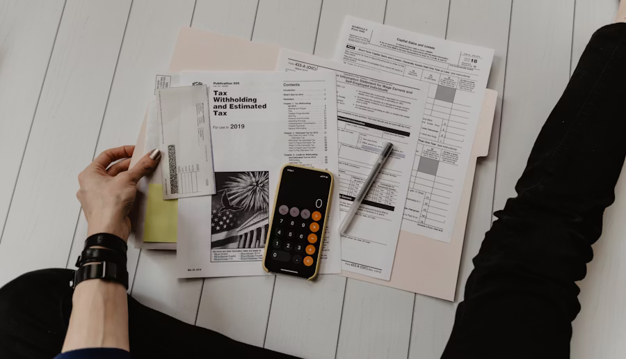 Homeowner reviewing HVAC payment options