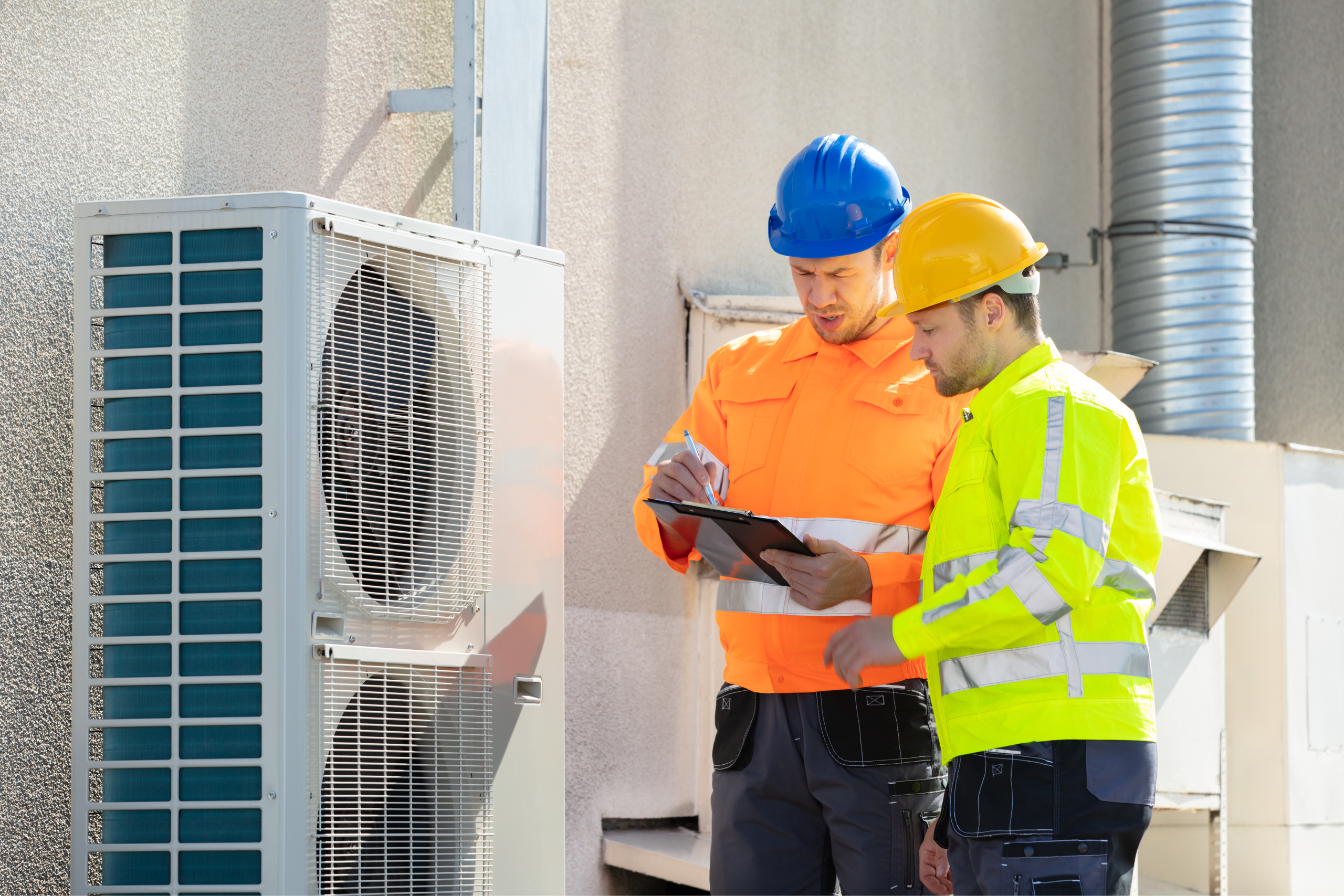 Commercial office HVAC support