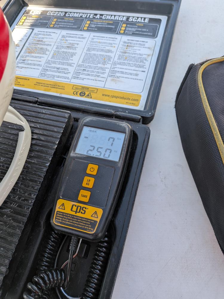 CPS temperature instrument beside rooftop HVAC equipment